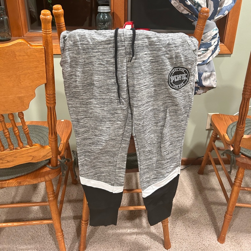 Pink sweat pants